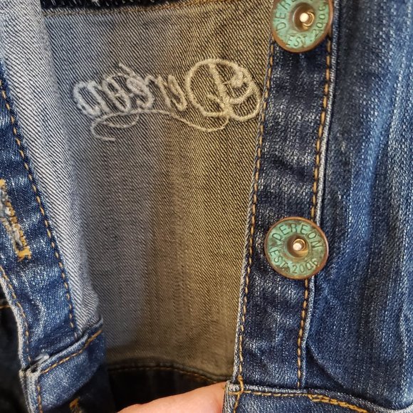 Beyonce's Dereon Plus Size Denim Jumper - Picture 5 of 7